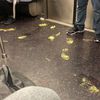 Those Yellow Footprints Are Still On The C Train Over Three Months Later